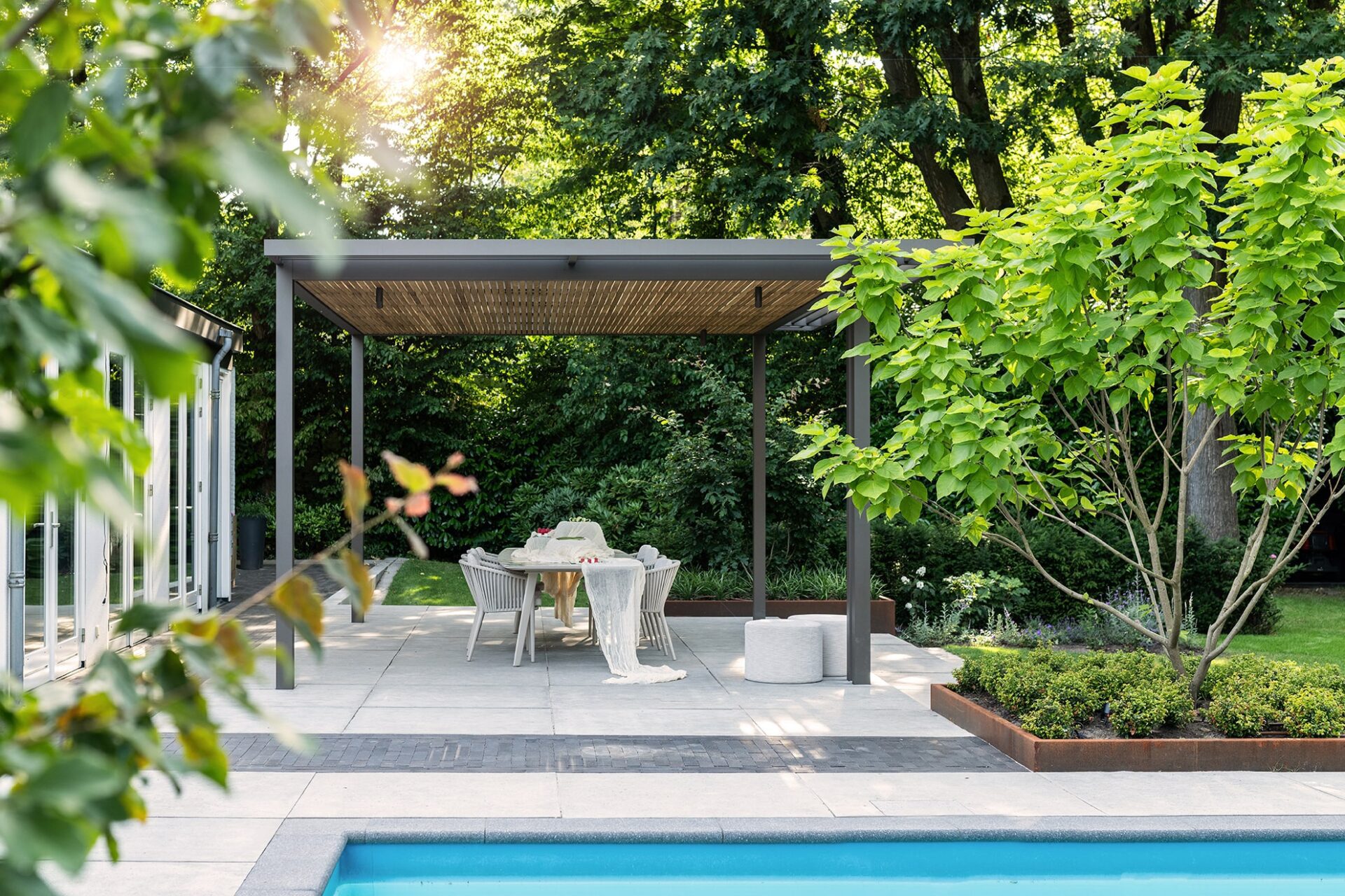 Houten tuinkamer Floren Van van Ee