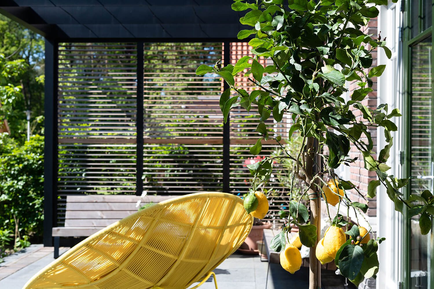 Lamellen tuinkamer