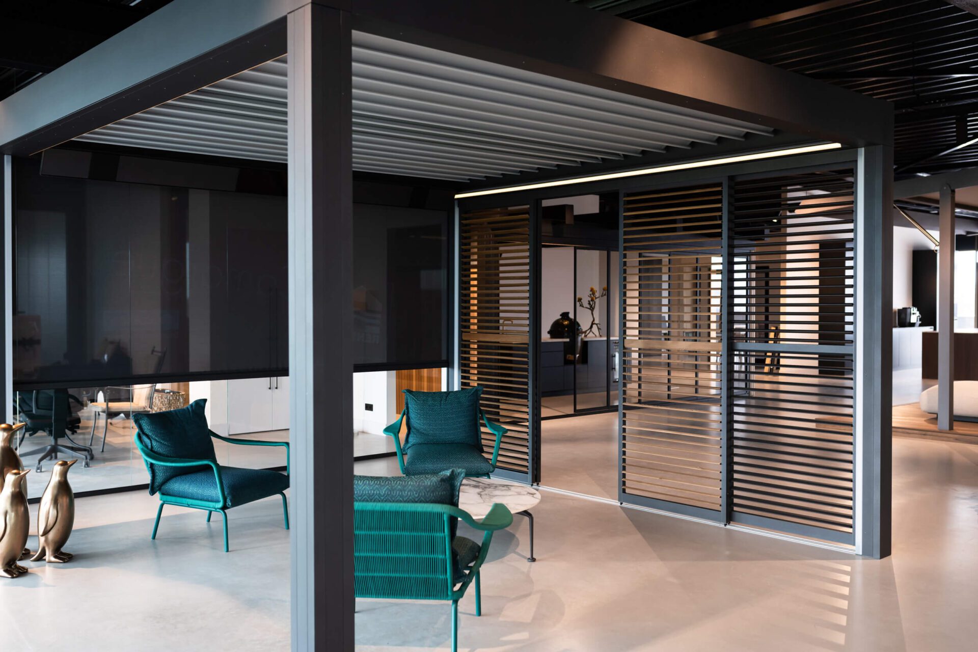 Showroom Van van Ee Terrasoverkappingen Ede