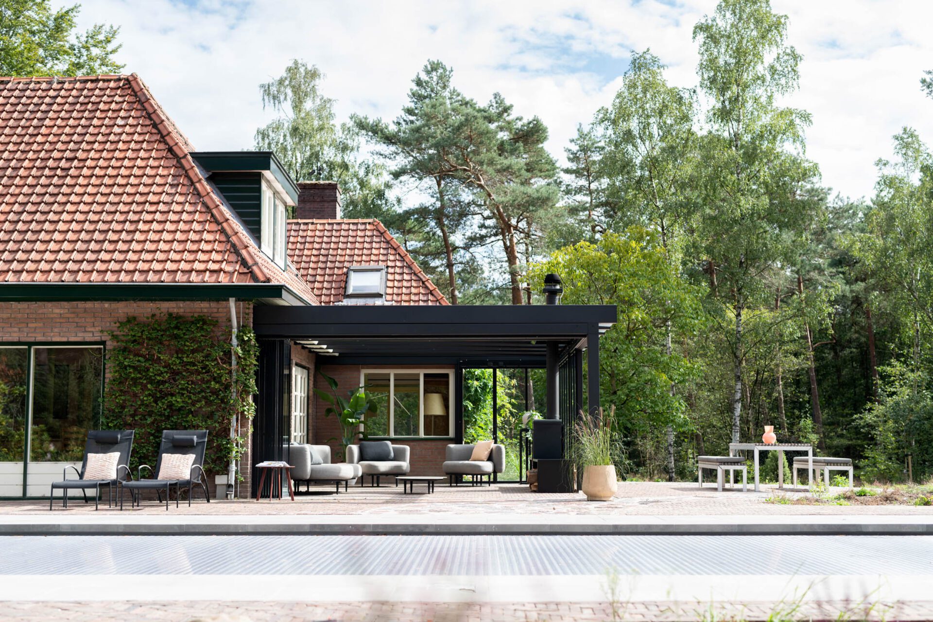 Sfeerbeeld buitenkamer Beekbergen