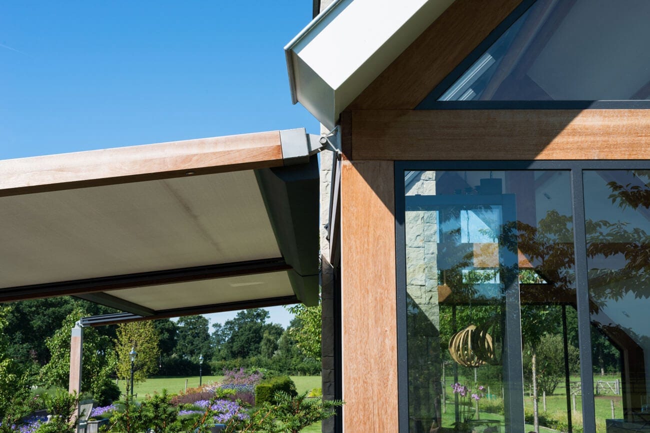 Moderne houten tuinkamer Lunteren